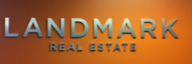 Custom Interior Business Lobby Sign Orange