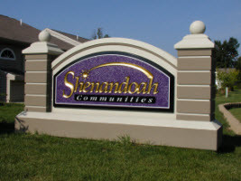 Custom monument sign