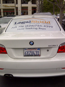 Custom Business Fleet Window Vinyl Orange County