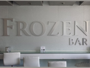 Updated Frozen Garden Grove: Dimensional PVC Brushed Aluminum Laminate by Focal Point Costa Mesa