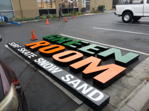 Green Room Huntington Beach Electrical Sign by Focal Point Signs & Imaging 714-204-0180