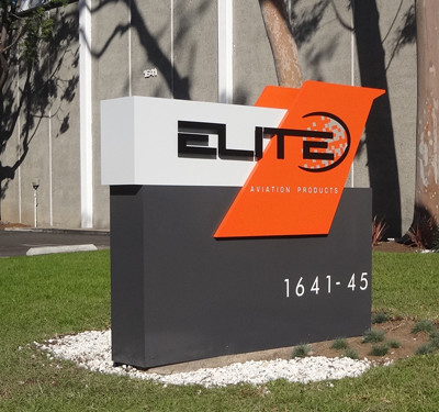 Elite Orange County: Custom Monument Sign By Focal Point Signs & Imaging