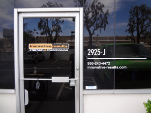 Custom Exterior Business Vinyl Decal Printing Orange County