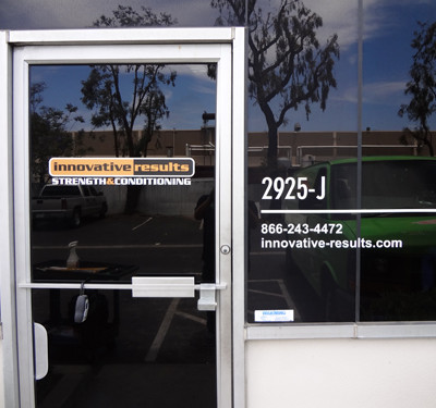 Custom Exterior Business Vinyl Decal Printing Orange County