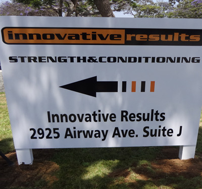 Custom Exterior Post & Panel Business Sign Orange County