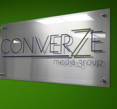 Custom Interior Business Lobby Sign Costa Mesa