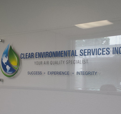Custom Interior Business Clear Acrylic Stand Off Lobby Sign by Focal Point Signs & Imaging Costa Mesa