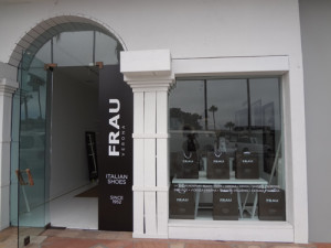 Frau Newport Beach: Exterior Business Decal by Focal Point Signs & Imaging Costa Mesa
