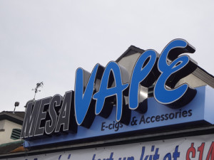 Mesa Vape: Exterior Business Sign by Focal Point Costa Mesa