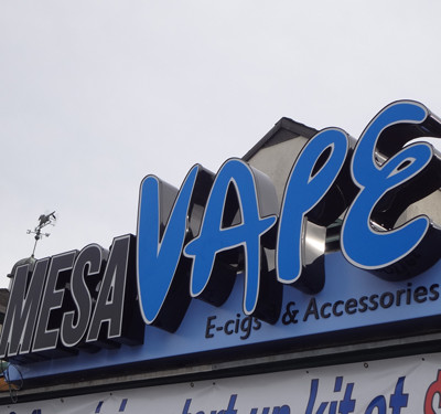 Mesa Vape: Exterior Business Sign by Focal Point Costa Mesa