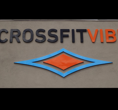 Crossfit Vibe: Exterior Business Sign by Focal Point Costa Mesa