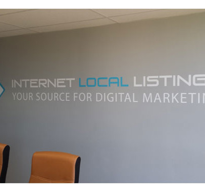 Internet Local Listings Santa Ana: Digital Printed Wall Vinyl Logo by Focal Point Signs Costa Mesa
