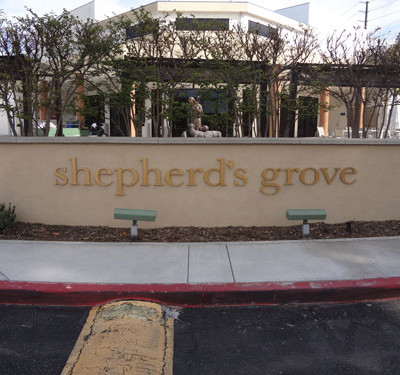 Custom exterior business dimensional lettering sign orange county