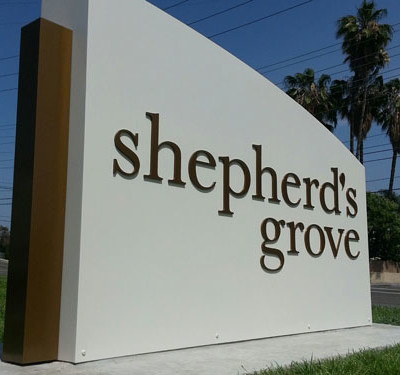 custom exterior Business sign orange county by focal point signs