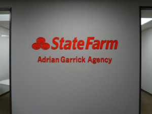 StateFarm: Acrylic Dimensional Lettering by Focal Point Costa Mesa