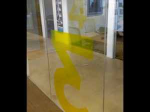 TCA Custom Interior Business Decals by Focal Point Signs Orange County