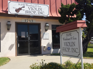 Violin Shop Newport: Exterior Property Sign by Focal Point Costa Mesa