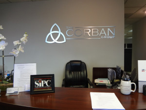Corban Anaheim: Custom Brushed Silver Face dimensional lettering by Focal Point Costa Mesa