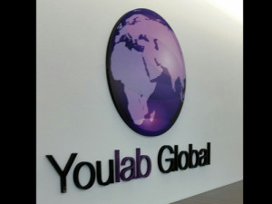 Youlab Custom Interior Business Lobby Sign by Focal Point Signs Orange County