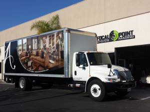 Ambrosia Interior Design Full Panel Truck Wrap