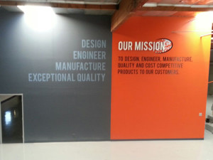 Custom Interior Business Decal Wall Vinyl Orange County