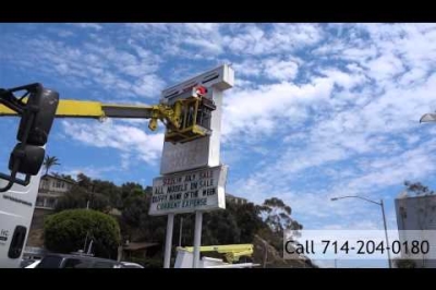 Duffy Boats Sign Refurbishing