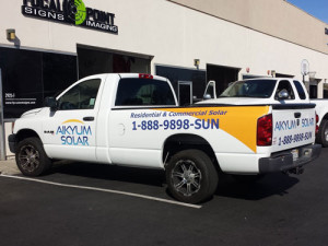Akyum Solar: Custom Car/Truck Wrap by Focal Point Signs & Imaging Costa Mesa