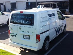 Custom Business Vehicle wrap design orange county