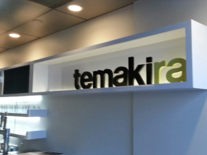 Temakira Orange County: Custom interior business dimensional lettering by focal point costa mesa