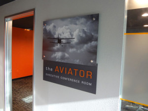 Custom interior business branding signage orange county