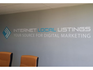 Internet Local Listings Santa Ana: Digital Printed Wall Vinyl Logo by Focal Point Signs Costa Mesa