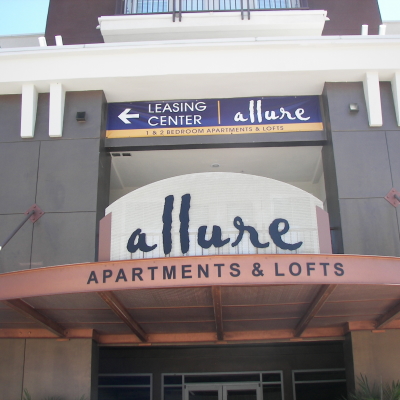 Apartment Exterior Signage