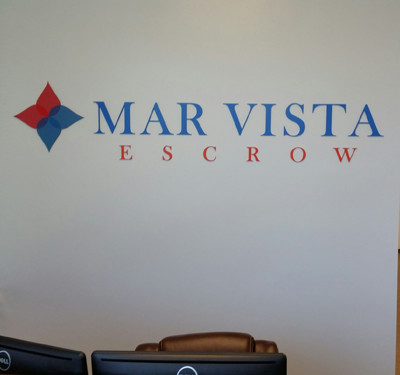 Mar Vista Custom Interior Business Lobby Sign by Focal Point Signs Orange County