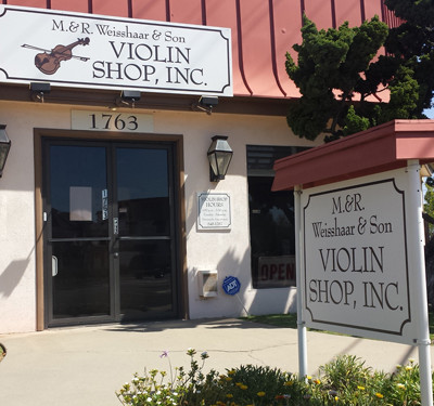 Violin Shop Newport: Exterior Property Sign by Focal Point Costa Mesa